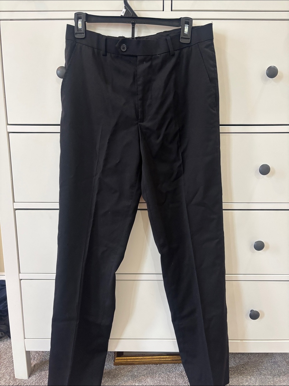 Kenneth Cole Black Dress Pants - Classic Tailored Fit